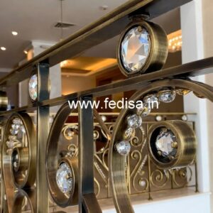 Designer Brass Crystal Staircase Concepts CR-5385