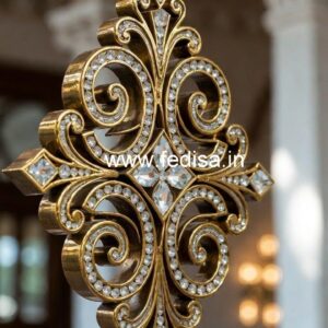 Premium Brass Crystal Staircase Designs CR-5396