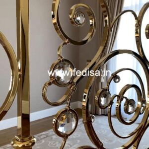 Luxury Brass Crystal Railings for Decor CR-5408