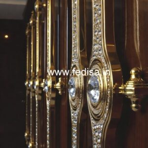 Stylish Brass Crystal Railings for Luxury Homes CR-5411