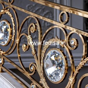 Elegant Brass Crystal Staircase Inspiration CR-5424