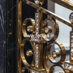 Luxury Brass Crystal Railings for Staircases CR-5441