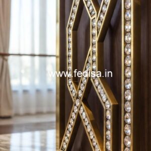 Elegant Brass Crystal Railings for Dream Homes CR-5456