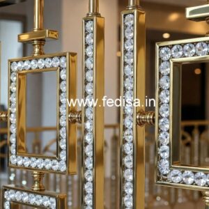 Luxury Brass Crystal Railings for Architecture CR-5469