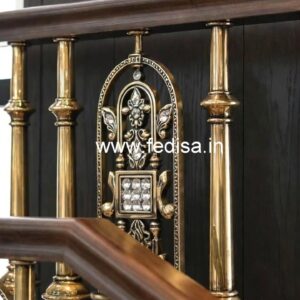 Beautiful Brass Crystal Stair Railings CR-5496