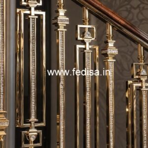 Brass Crystal Railings for Modern Villas CR-5505