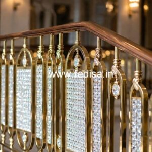 Premium Home Brass Crystal Railings CR-5538