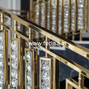 Brass Crystal Railings for Modern Homes CR-5540