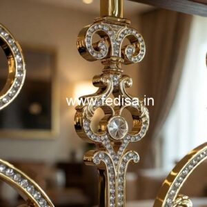 Designer Luxury Crystal Brass Railings CR-5562