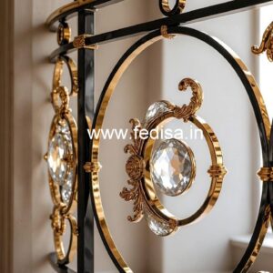 Premium Brass Crystal Staircase Decor CR-5587