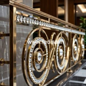 Premium Home Decor Brass Crystal Railings CR-5602