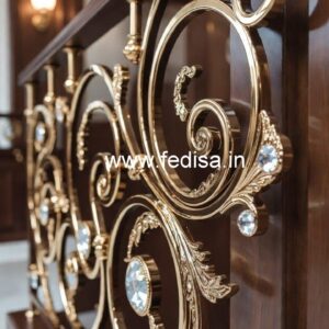 High-End Brass Crystal Railings for Homes CR-5622