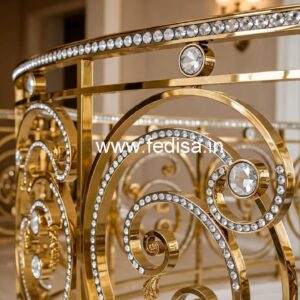 Premium Brass Crystal Railing for Home Decor CR-5696