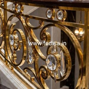 High-End Brass Crystal Railing for Villas CR-5704