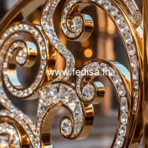 Stylish Brass Crystal Railings for Architecture CR-5708