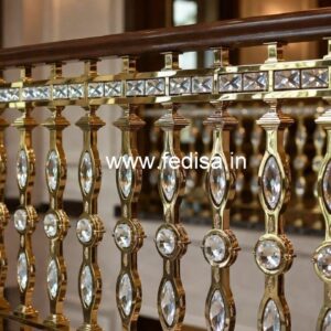 Premium Brass Crystal Railings for Interior Design CR-5733