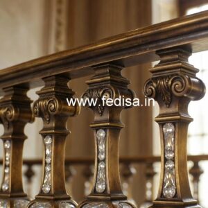 Luxury Brass Crystal Railings for Home Decor CR-5744
