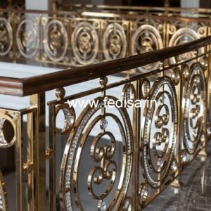 Luxury Brass Crystal Railings for Staircases CR-5745