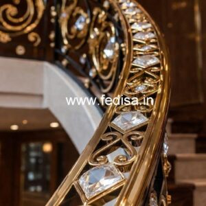 Royal Brass Crystal Railings for Modern Villas CR-5765