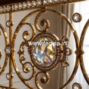 Luxury Brass Crystal Railing Design Ideas CR-5775