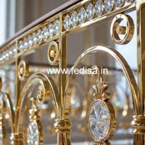 Modern Luxury Brass Crystal Railings CR-5789
