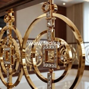 Brass Crystal Railings for Modern Villas CR-5809