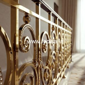 Fancy Brass Crystal Railing Designs CR-5817