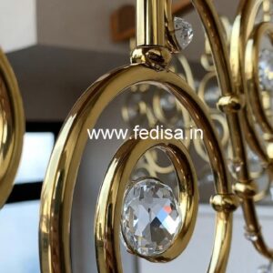 Royal Staircase Brass Crystal Designs CR-5856
