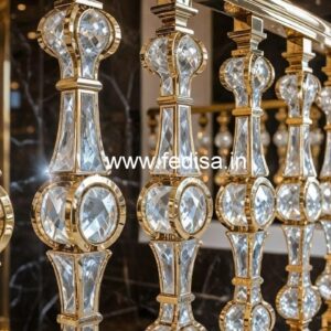 Brass Crystal Railing for Modern Architecture CR-5886