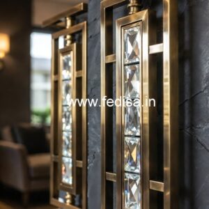 Classic Brass Crystal Railings for Luxury Homes CR-5887