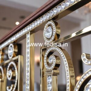 Premium Brass Crystal Staircase Decor CR-5891