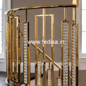 High-End Brass Crystal Railings for Homes CR-5926