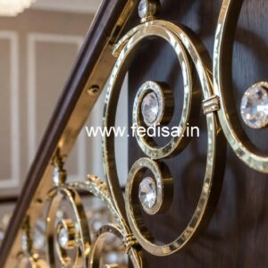 Luxury Brass Crystal Railings for Duplex CR-5934