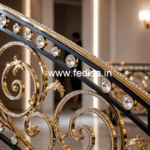 Premium Brass Crystal Railing Trends CR-5942
