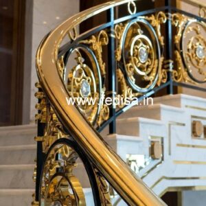 Premium Brass Crystal Railings for Luxury Homes CR-5956