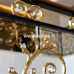 Luxury Brass Crystal Railings for Home Styling CR-5964