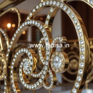 Stylish Brass Crystal Railings for Decor CR-5967