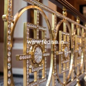 Modern Home Brass Crystal Railing Ideas CR-5994