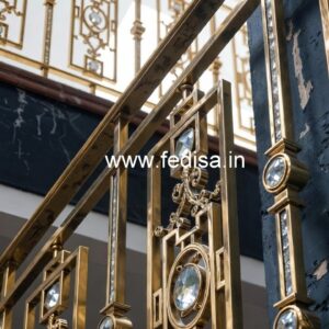 Luxury Brass Crystal Railings for Interior Design CR-6011