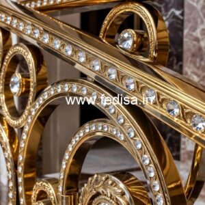 Premium Brass Crystal Railings for Luxury Design CR-6023