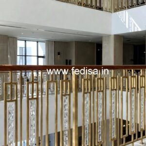 Luxury Brass Crystal Railings for Villas CR-6025
