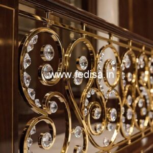Elegant Brass Crystal Staircase Inspiration CR-6032