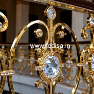 Premium Brass Crystal Railings for Decor CR-6043