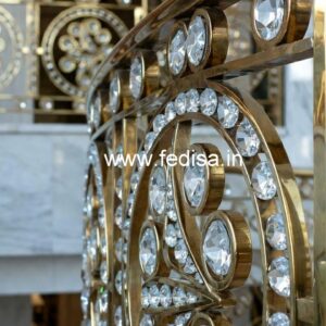 Luxury Brass Crystal Railings for Home Decor CR-6048