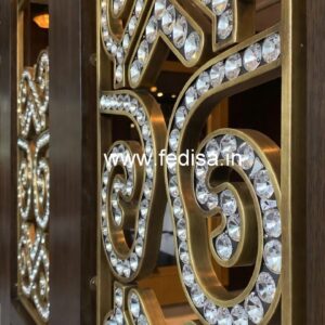 Premium Brass Crystal Railings for Home Design CR-6051
