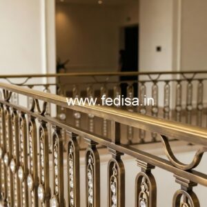 Elegant Brass Crystal Railings for Dream Homes CR-6064