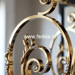 Modern Luxury Brass Crystal Railings CR-6093