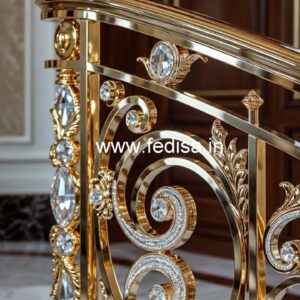 High-End Brass Crystal Railing Styles CR-6097