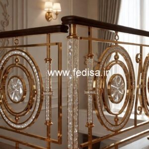 Premium Interior Brass Crystal Railings CR-6098