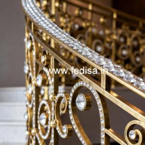 Premium Quality Brass Crystal Railings CR-6105